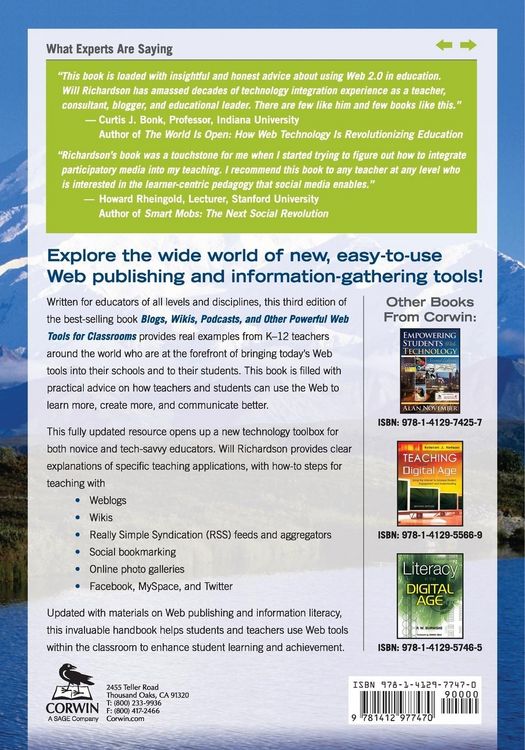 Produktbild: Blogs, Wikis, Podcasts, and Other Powerful Web Tools for Classrooms