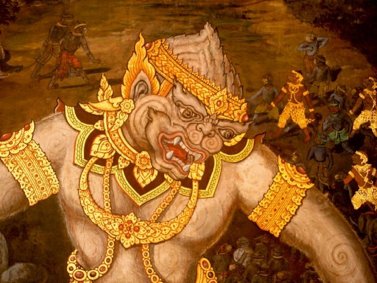 Produktbild: CALVENDO Puzzle Hanuman - als Riese | 1000 Teile Lege-Gr&ouml;&szlig;e 64x48cm Foto-Puzzle f&uuml;r gl&uuml;ckliche Stunden