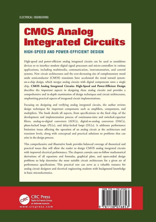 Produktbild: CMOS Analog Integrated Circuits
