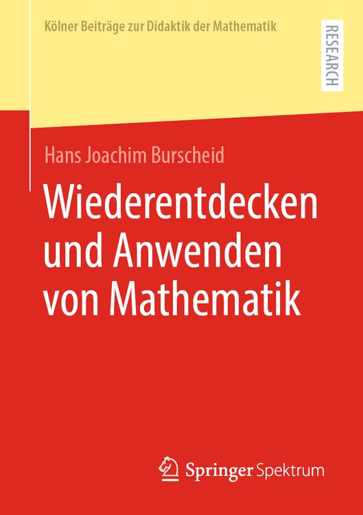 Produktbild: Wiederentdecken und Anwenden von Mathematik