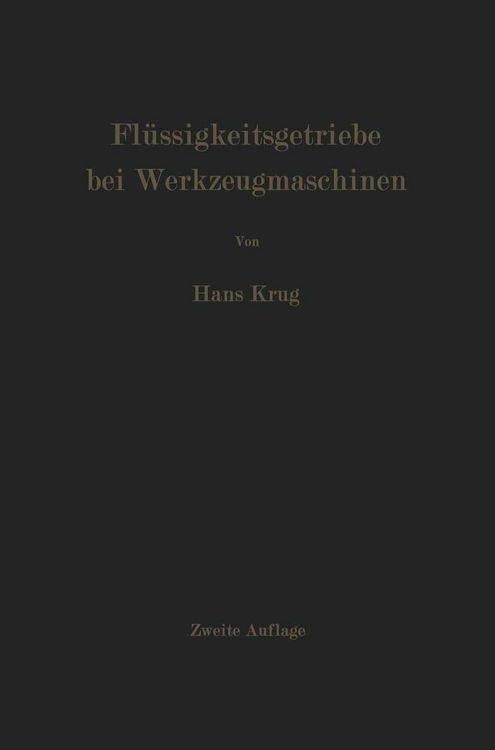 Produktbild: Fl&uuml;ssigkeitsgetriebe bei Werkzeugmaschinen