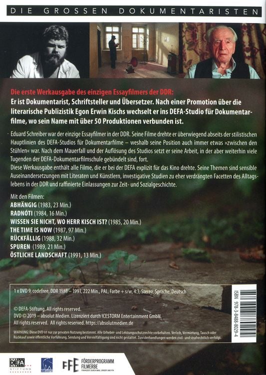 Produktbild: Eduard Schreiber - Essayfilmer der DEFA