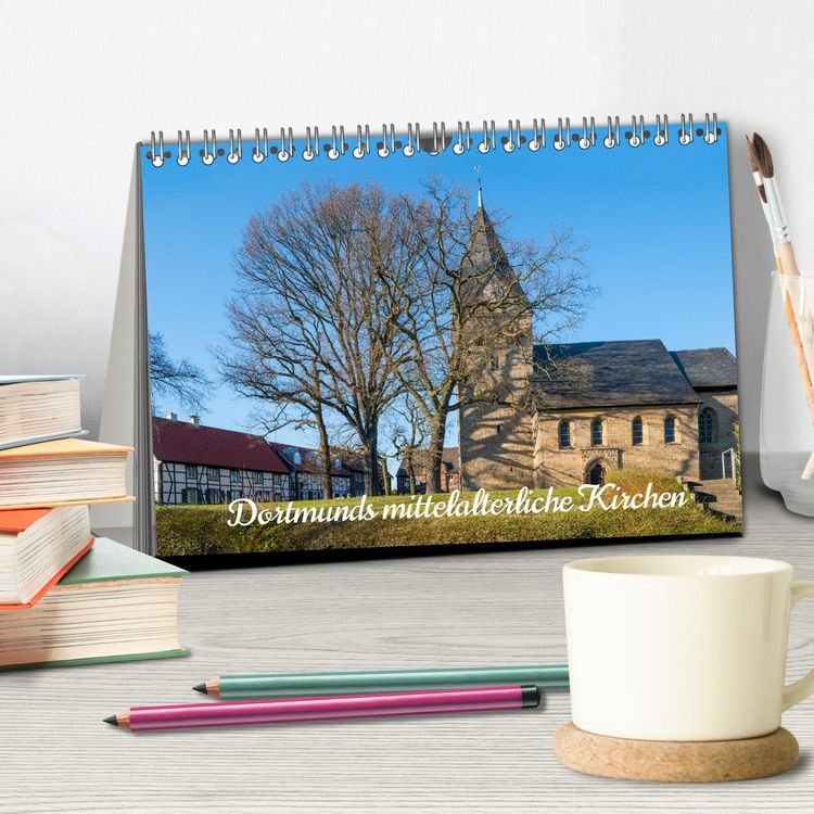Produktbild: Dortmunds mittelalterliche Kirchen (Tischkalender 2026 DIN A5 quer), CALVENDO Monatskalender
