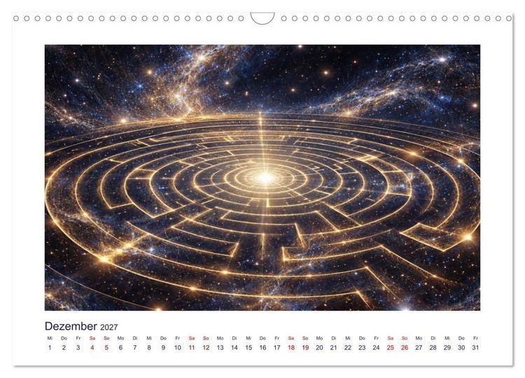 Produktbild: Mythologische Labyrinthe (Wandkalender 2027 DIN A3 quer), CALVENDO Monatskalender