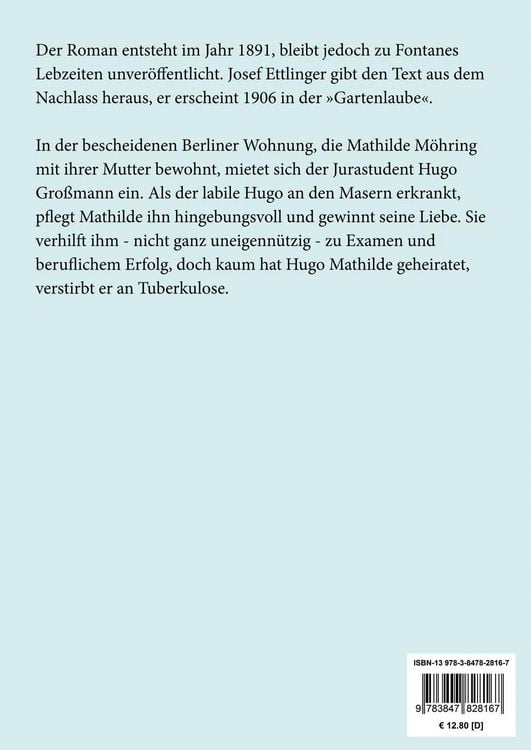 Produktbild: Mathilde M&ouml;hring (Gro&szlig;druck)