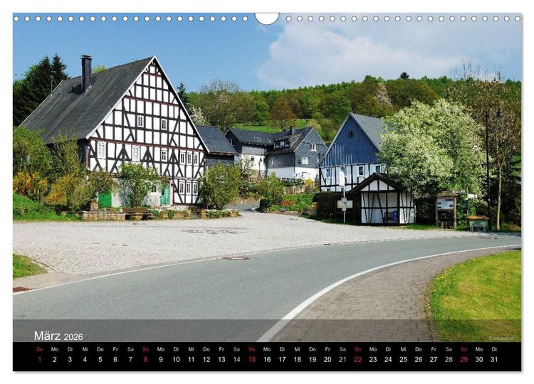 Produktbild: Kreis Siegen-Wittgenstein (Wandkalender 2026 DIN A3 quer), CALVENDO Monatskalender