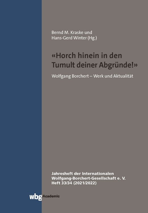 Produktbild: "Horch hinein in den Tumult deiner Abgr&uuml;nde."