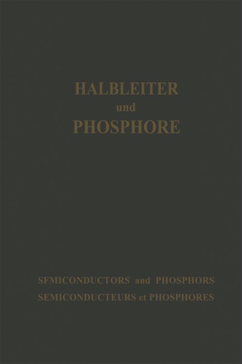 Produktbild: Halbleiter und Phosphore / Semiconductors and Phosphors / Semiconducteurs et Phosphores