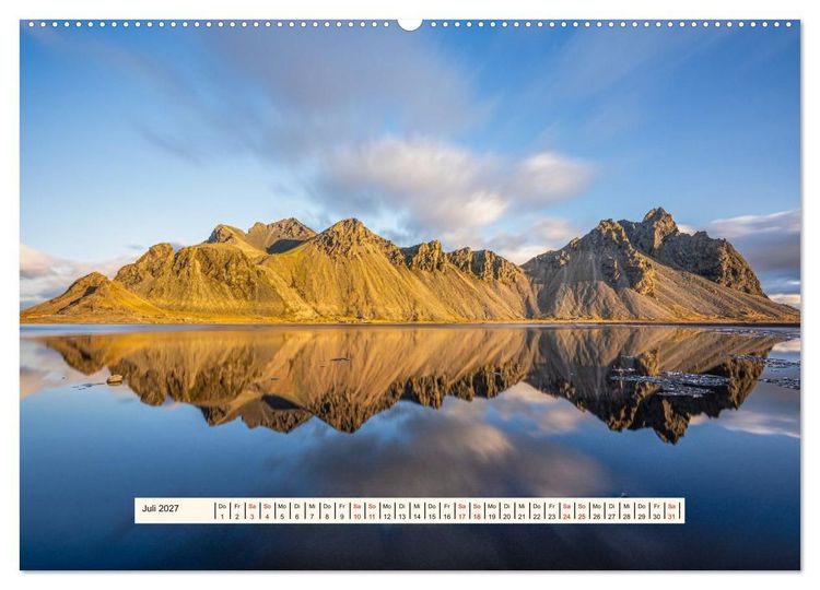 Produktbild: Island. Ein Jahr am Rand der Welt (Wandkalender 2027 DIN A2 quer), CALVENDO Monatskalender