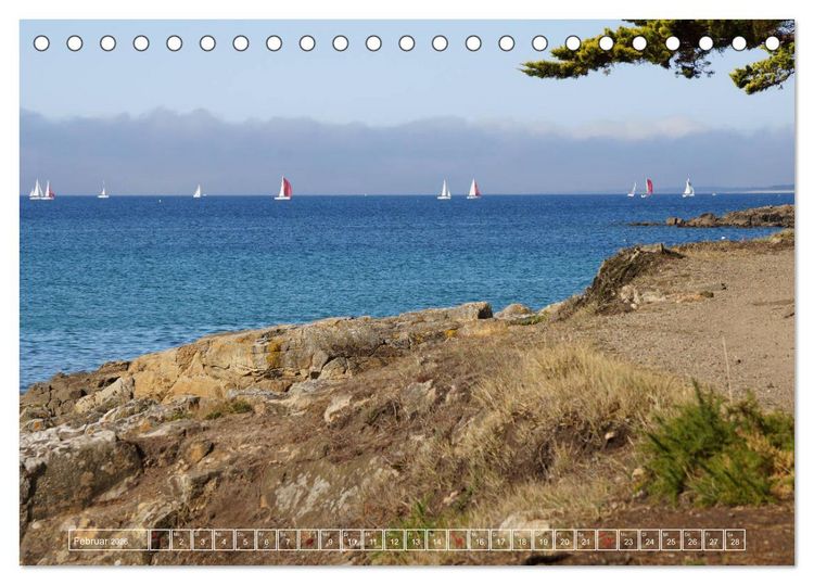 Produktbild: Anblicke und Ausblicke in der Bretagne (Tischkalender 2026 DIN A5 quer), CALVENDO Monatskalender