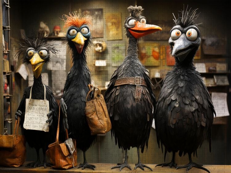 Produktbild: CALVENDO Puzzle Shopping Truppe | 1000 Teile Lege-Gr&ouml;&szlig;e 64x48cm Foto-Puzzle f&uuml;r gl&uuml;ckliche Stunden