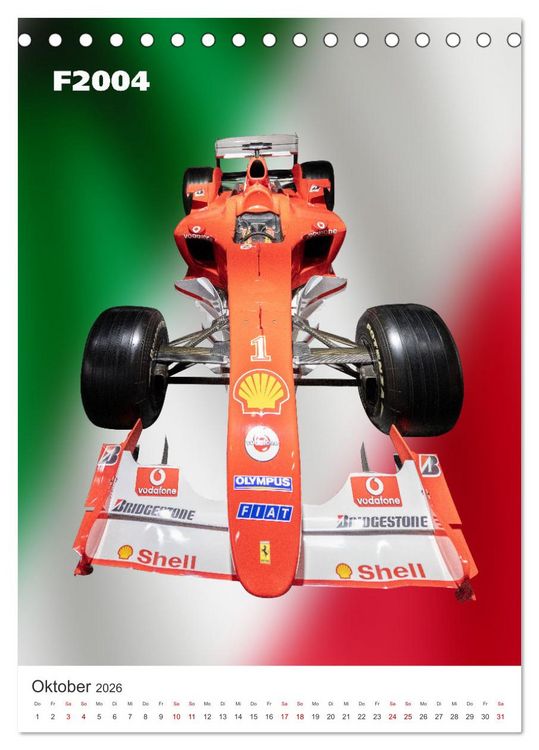 Produktbild: Il Mondo Ferrari (Tischkalender 2026 DIN A5 hoch), CALVENDO Monatskalender