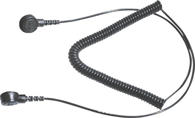 Produktbild: BERNSTEIN Tools for Electronics 9-342-2 ESD-Erdungskabel 2.40 m Druckknopf 3 mm, Druckknopf 10 mm