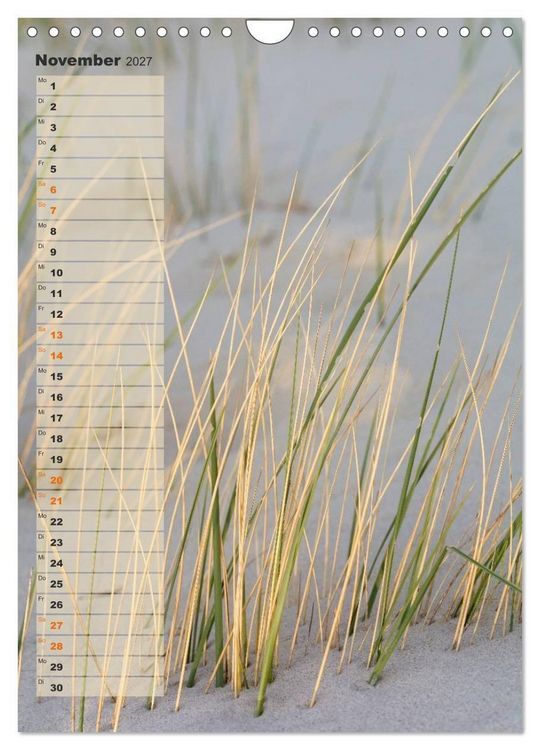 Produktbild: Zwischen D&uuml;nen und Watt / Geburtstagskalender (Wandkalender 2027 DIN A4 hoch), CALVENDO Monatskalender