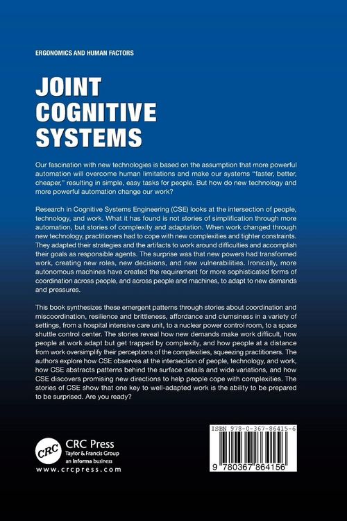 Produktbild: Joint Cognitive Systems
