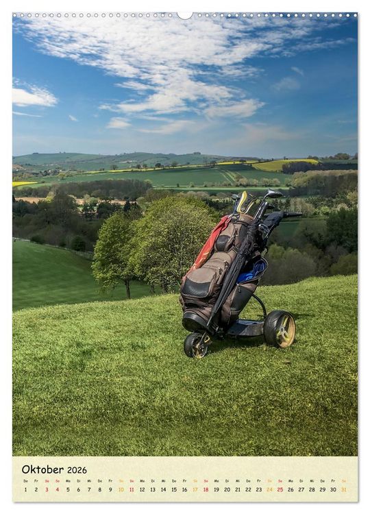 Produktbild: Golf Leidenschaft (Wandkalender 2026 DIN A2 hoch), CALVENDO Monatskalender
