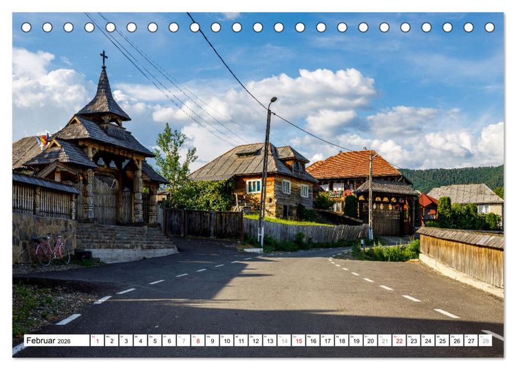 Produktbild: Sch&ouml;nes Maramures (Tischkalender 2026 DIN A5 quer), CALVENDO Monatskalender