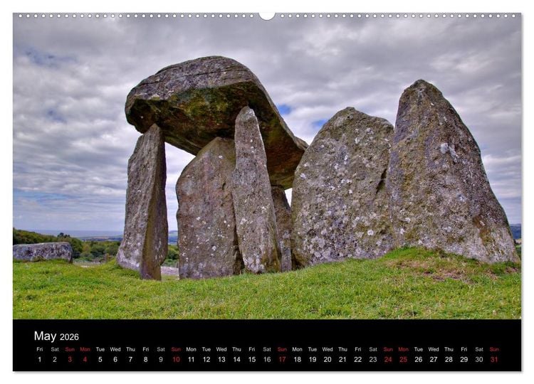 Produktbild: A Journey through the United Kingdom (High Quality Premium Wall Calendar 2026 DIN A2 landscape),CALVENDO 12 Month Wall Calendar