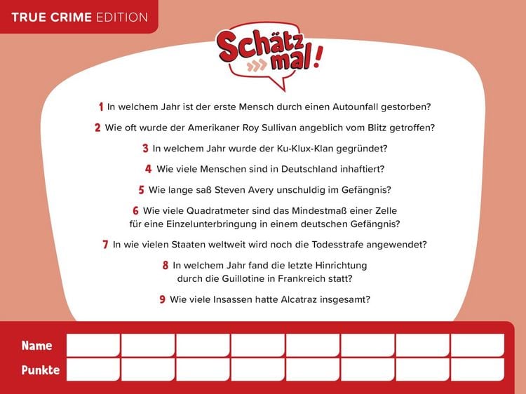 Produktbild: Sch&auml;tz mal! True Crime Edition