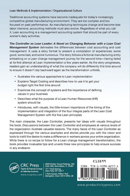 Produktbild: The Controller as Lean Leader