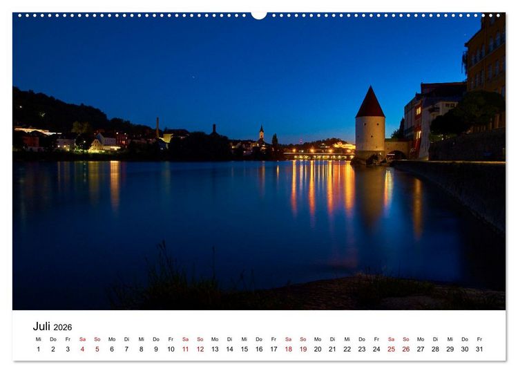 Produktbild: Impressionen aus Passau (Wandkalender 2026 DIN A2 quer), CALVENDO Monatskalender