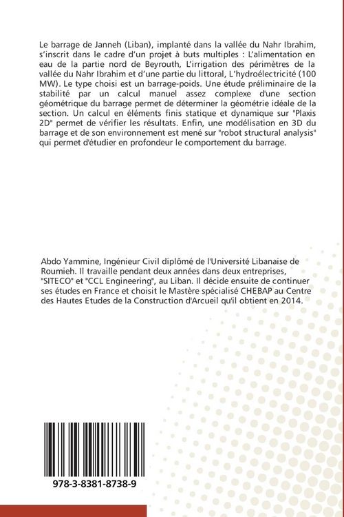 Produktbild: &Eacute;tude du barrage de Janneh