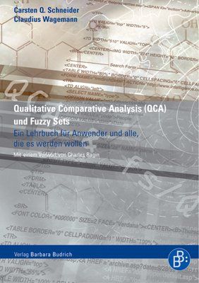 Produktbild: Qualitative Comparative Analysis (QCA) und Fuzzy Sets
