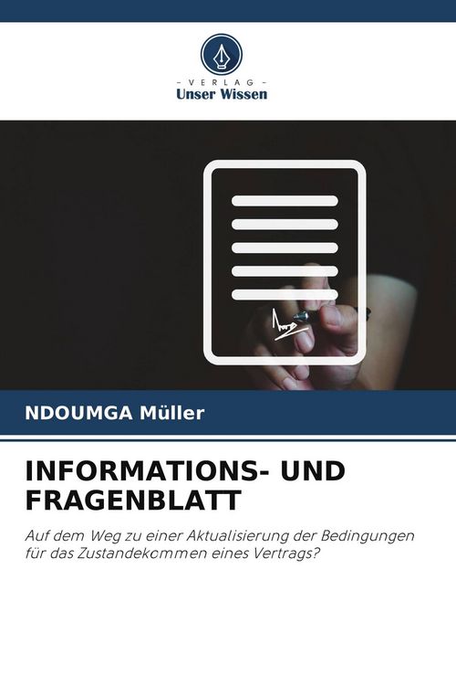 Produktbild: Informations- und Fragenblatt