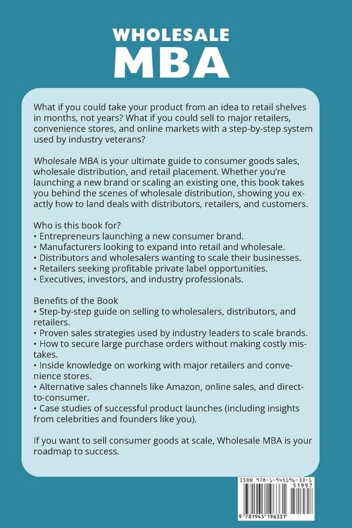 Produktbild: Wholesale MBA