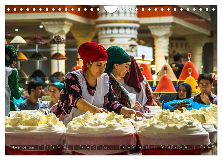 Produktbild: Duschanbe &ndash; Hauptstadt von Tadschikistan (Wandkalender 2027 DIN A4 quer), CALVENDO Monatskalender
