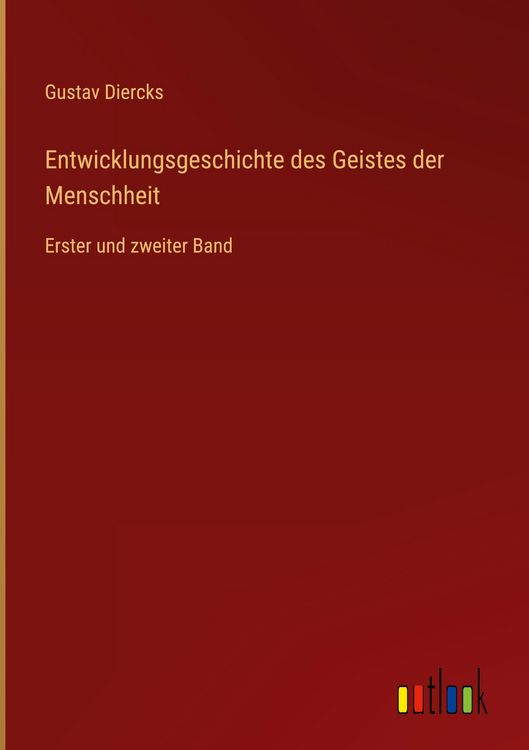 Produktbild: Entwicklungsgeschichte des Geistes der Menschheit