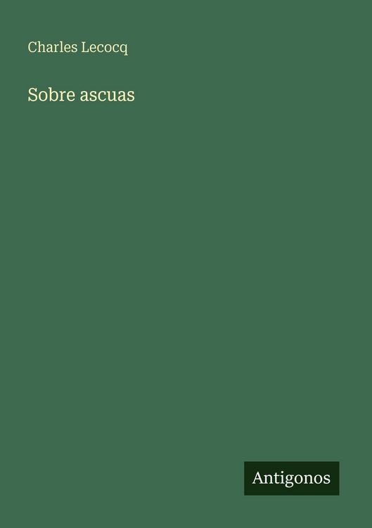 Produktbild: Sobre ascuas