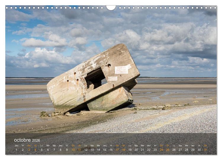 Produktbild: Cayeux-sur-mer en Baie de Somme (Calendrier mural 2026 DIN A3 vertical), CALVENDO calendrier mensuel