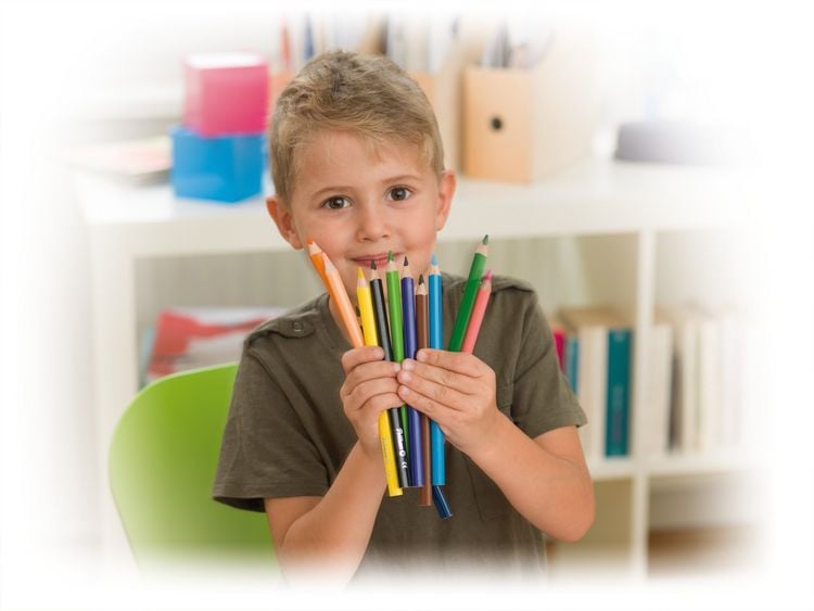 Produktbild: Pelikan Buntstifte dreieckig dick, 12er Set