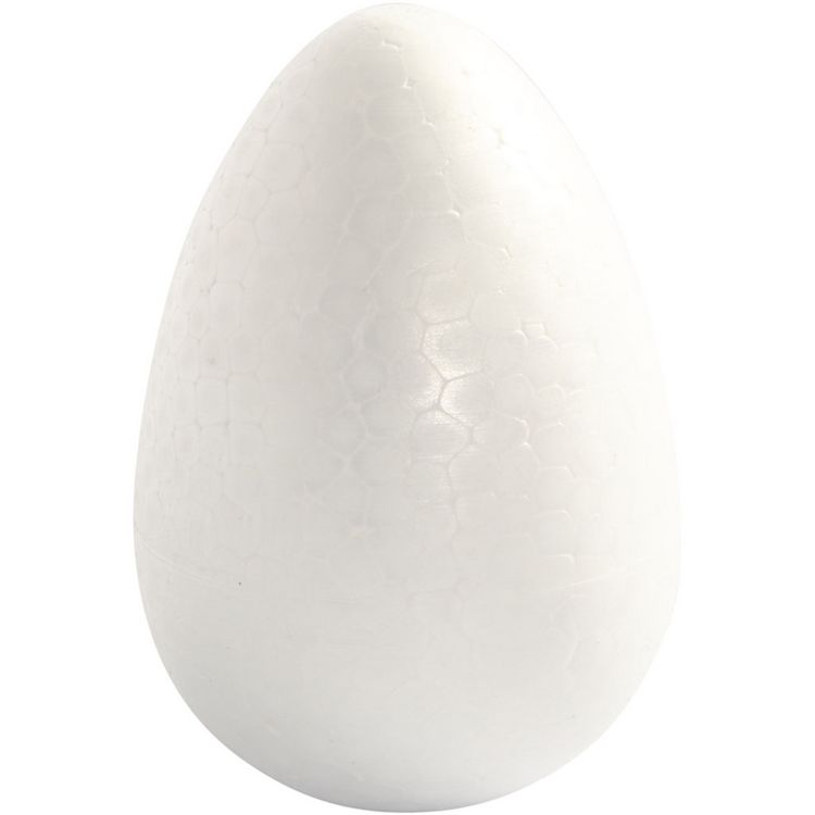 Produktbild: Creativ Company Styropor-Eier, H 12 cm, Wei&szlig;, 25 Stk