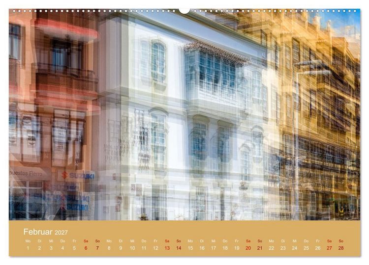 Produktbild: Architektur der Kanaren - Fotografie trifft Impressionismus (Wandkalender 2027 DIN A2 quer), CALVENDO Monatskalender
