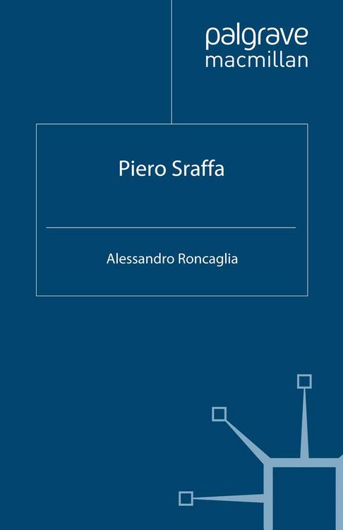 Produktbild: Piero Sraffa