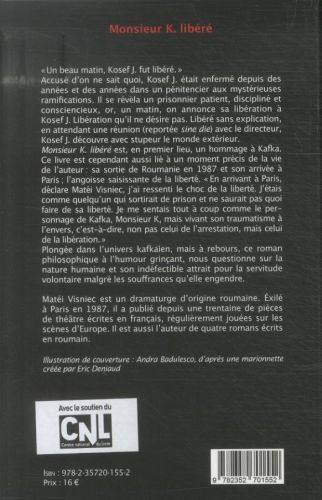 Produktbild: Monsieur K. lib&eacute;r&eacute;