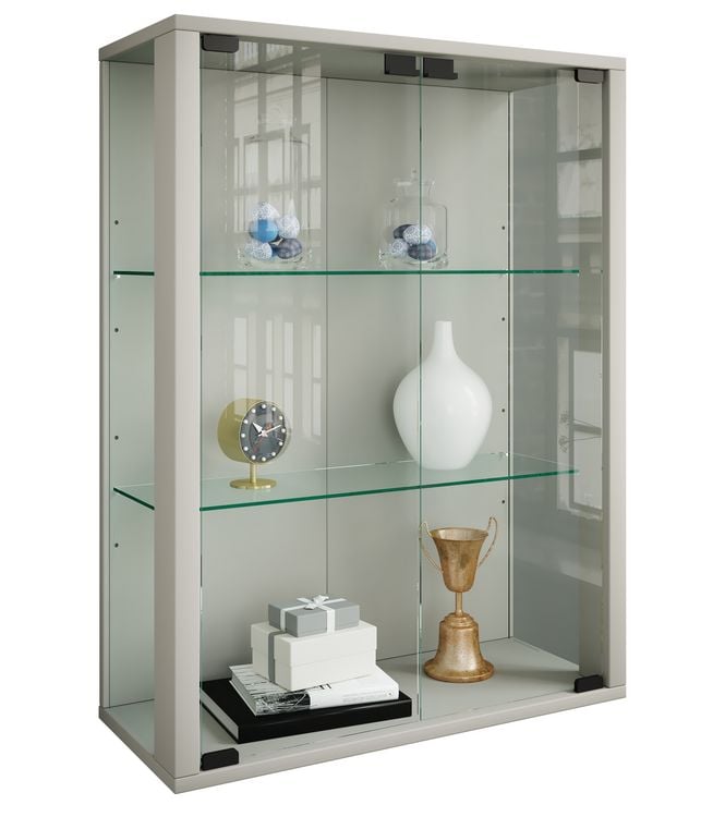 Produktbild: Wandvitrine H&auml;ngevitrine Glasvitrine Glas Udina M