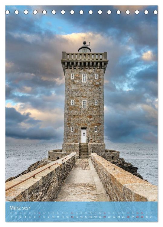 Produktbild: Bonjour Bretagne (Tischkalender 2027 DIN A5 hoch), CALVENDO Monatskalender