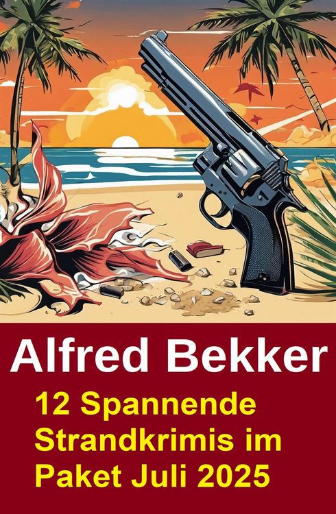 Produktbild: 12 Spannende Strandkrimis im Paket Juli 2025
