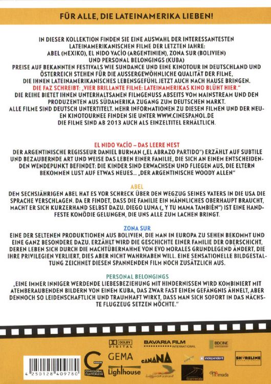Produktbild: Cinespanol Box 1 [4 DVDs]