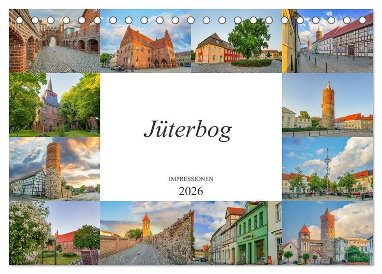 Produktbild: J&uuml;terbog Impressionen (Tischkalender 2026 DIN A5 quer), CALVENDO Monatskalender