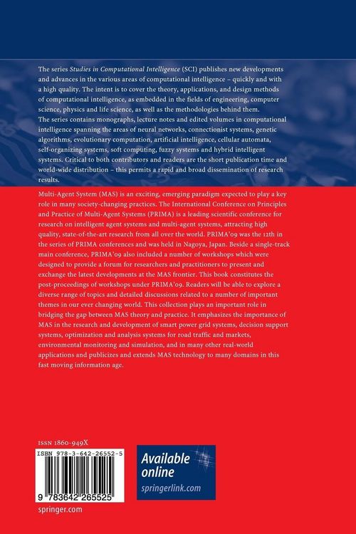 Produktbild: Advances in Practical Multi-Agent Systems