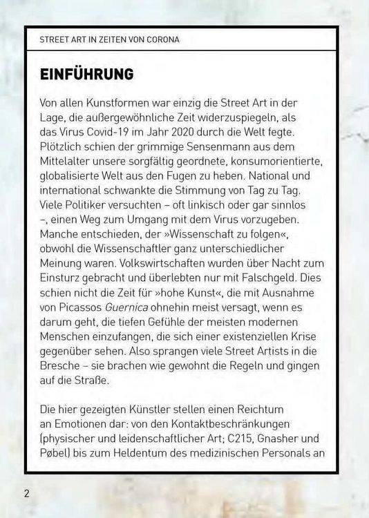 Produktbild: Street Art in Zeiten von Corona