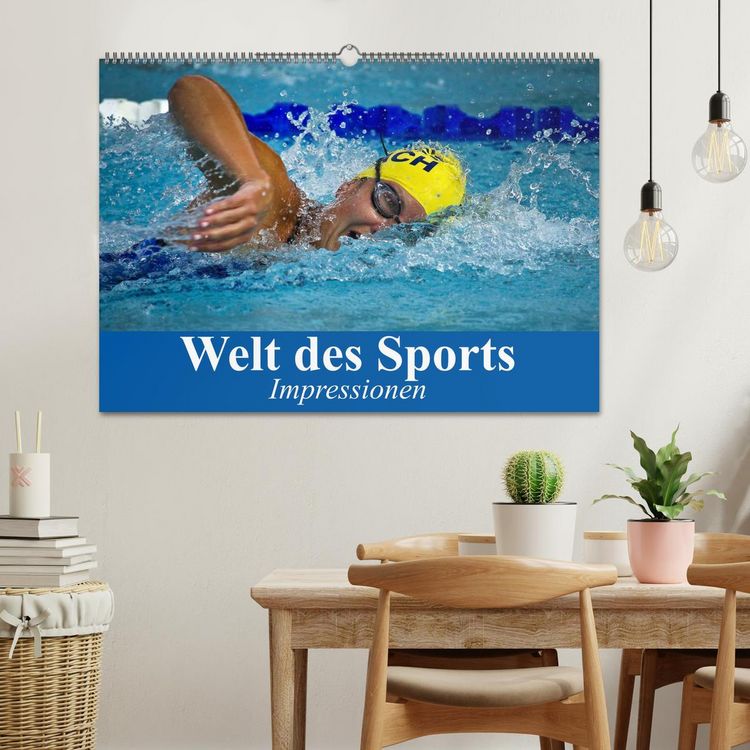 Produktbild: Welt des Sports. Impressionen (Wandkalender 2026 DIN A2 quer), CALVENDO Monatskalender