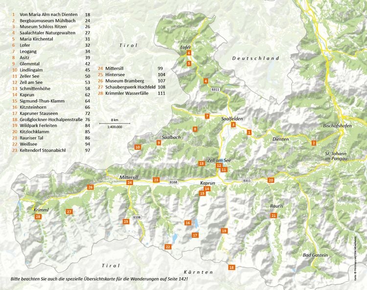 Produktbild: Maremonto Reise- und Wanderf&uuml;hrer: Salzburger Land - der Westen