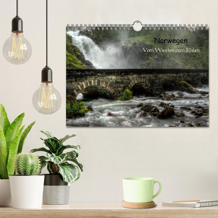 Produktbild: Norwegen - Vom Westen zum S&uuml;den (Wandkalender 2026 DIN A4 quer), CALVENDO Monatskalender