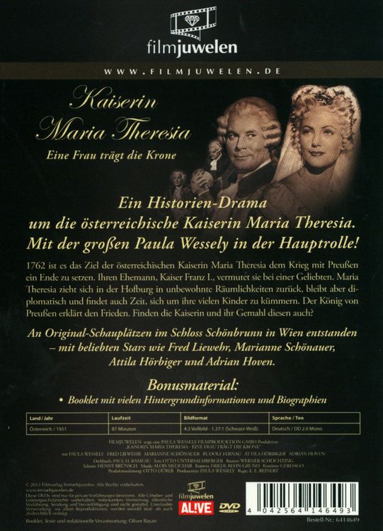 Produktbild: Kaiserin Maria Theresia - Filmjuwelen