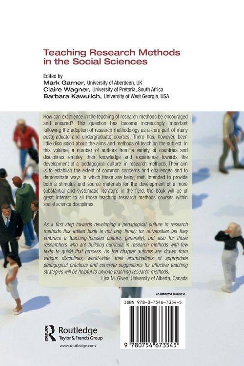 Produktbild: Teaching Research Methods in the Social Sciences